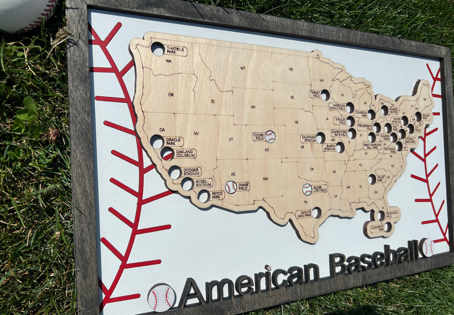 Baseball Stadium travel Map