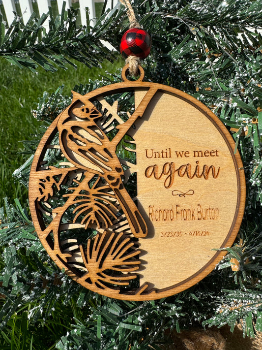 2 layer Memorial ornament