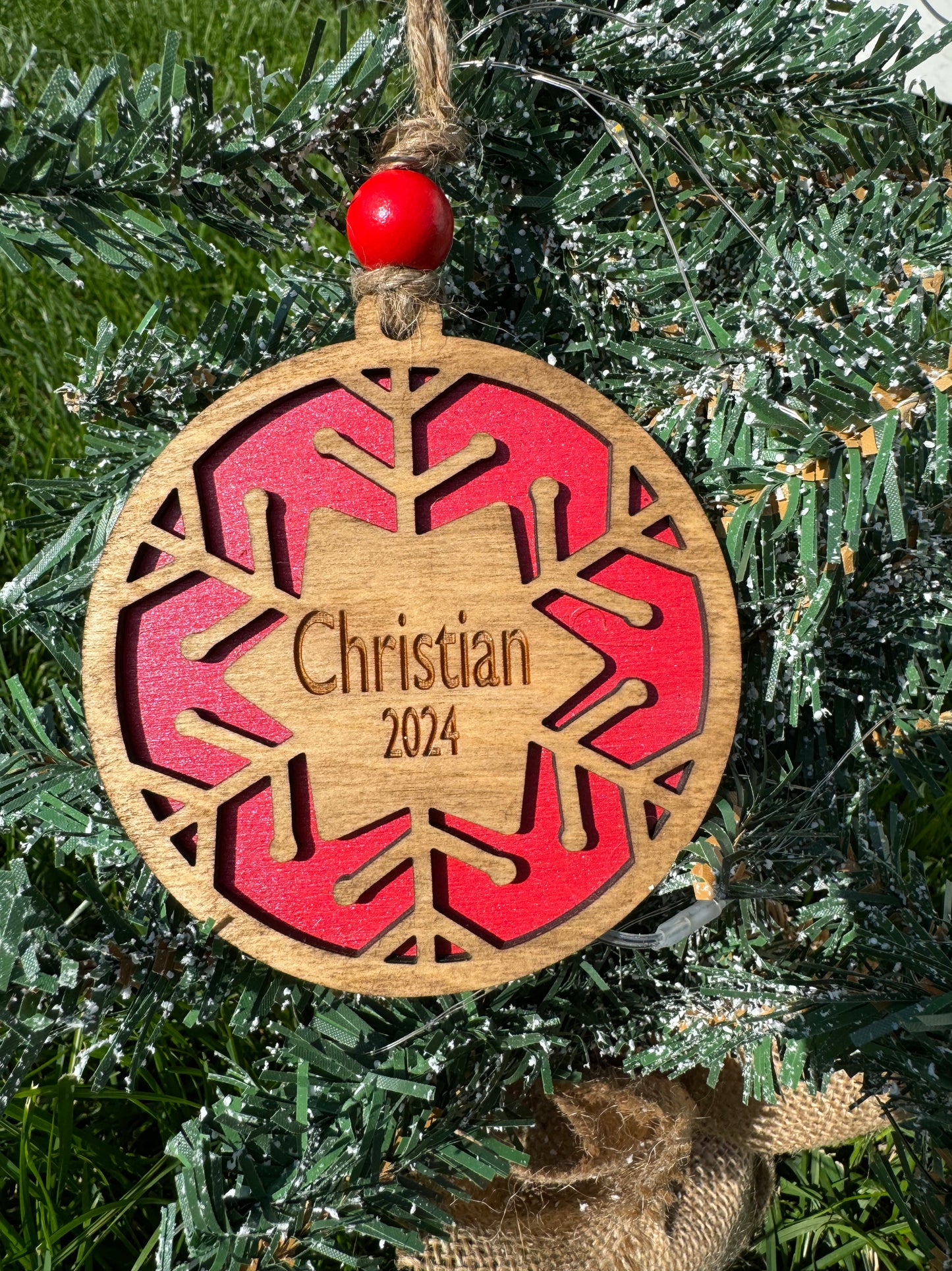 Personalized Snowflake ornament