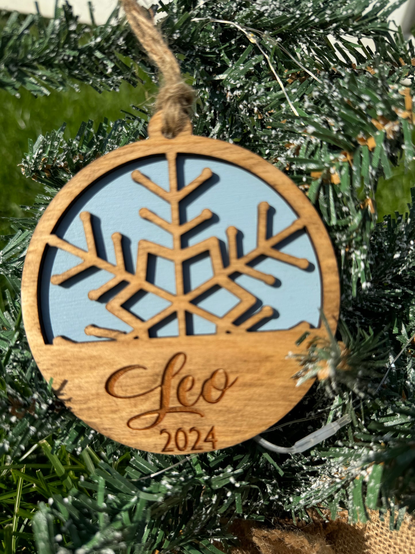 Personalized Snowflake ornament