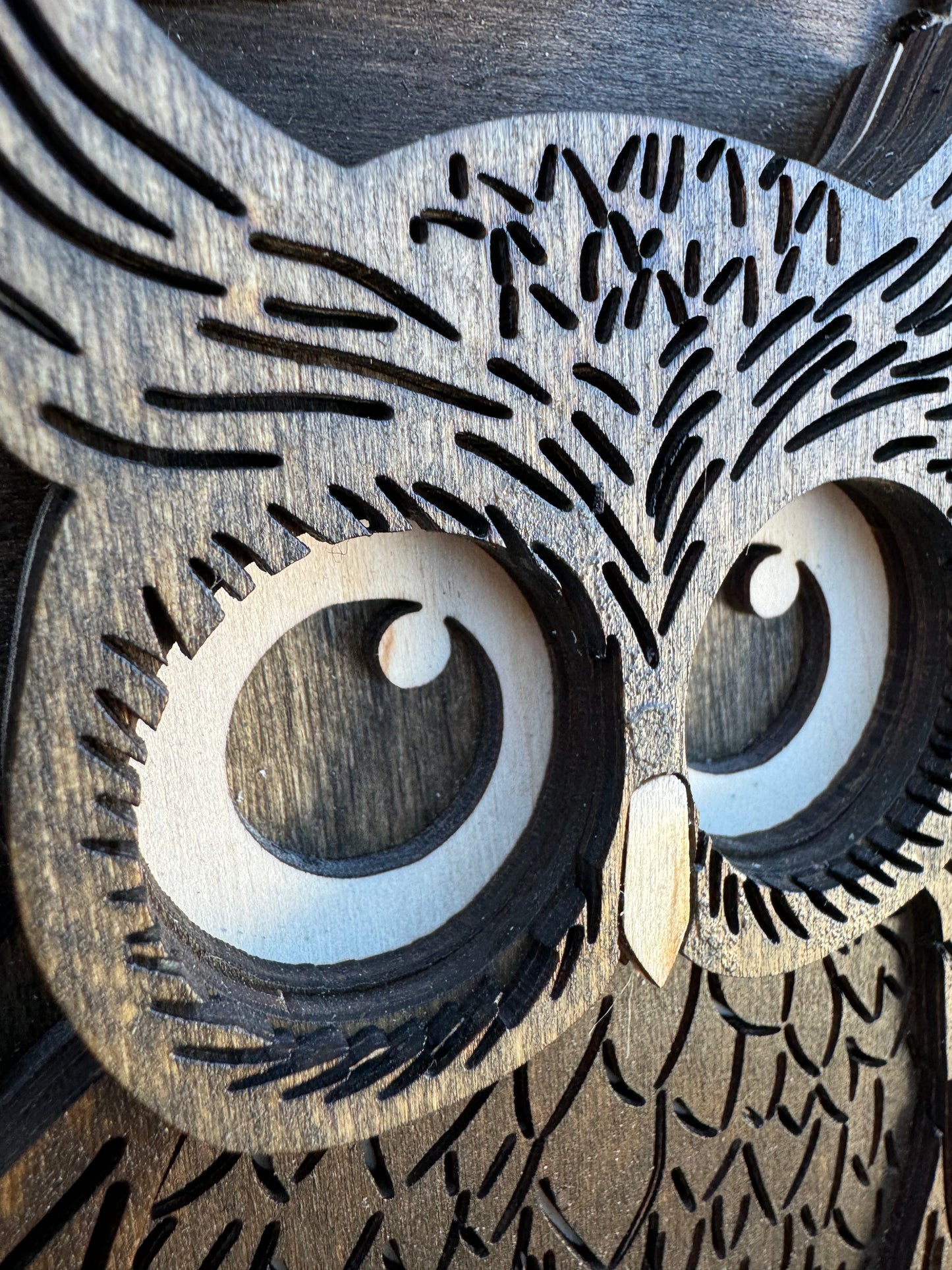 Owl multi layer decor